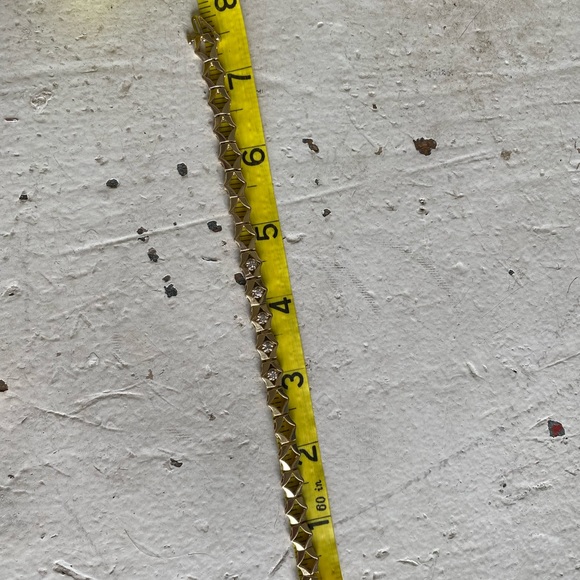 14k gold and diamond bracelet - Picture 4 of 11